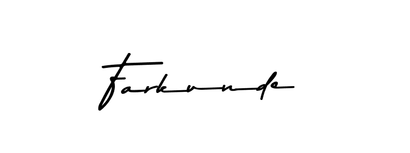 How to make Farkunde signature? Asem Kandis PERSONAL USE is a professional autograph style. Create handwritten signature for Farkunde name. Farkunde signature style 9 images and pictures png