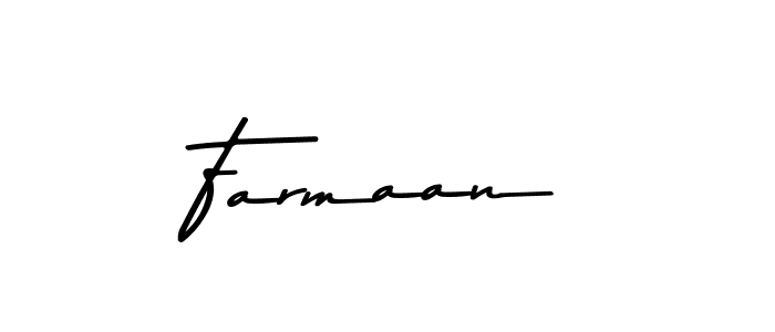 How to make Farmaan name signature. Use Asem Kandis PERSONAL USE style for creating short signs online. This is the latest handwritten sign. Farmaan signature style 9 images and pictures png