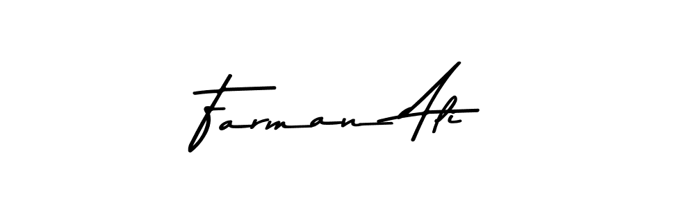 Create a beautiful signature design for name Farman Ali. With this signature (Asem Kandis PERSONAL USE) fonts, you can make a handwritten signature for free. Farman Ali signature style 9 images and pictures png