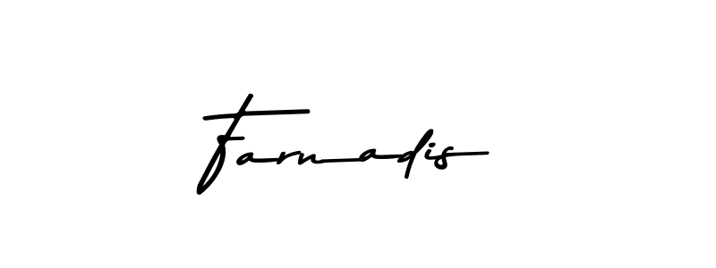 Asem Kandis PERSONAL USE is a professional signature style that is perfect for those who want to add a touch of class to their signature. It is also a great choice for those who want to make their signature more unique. Get Farnadis name to fancy signature for free. Farnadis signature style 9 images and pictures png