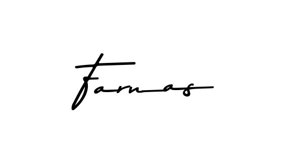 Create a beautiful signature design for name Farnas. With this signature (Asem Kandis PERSONAL USE) fonts, you can make a handwritten signature for free. Farnas signature style 9 images and pictures png