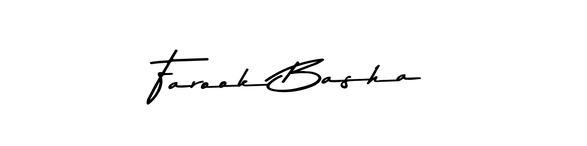 How to make Farook Basha name signature. Use Asem Kandis PERSONAL USE style for creating short signs online. This is the latest handwritten sign. Farook Basha signature style 9 images and pictures png