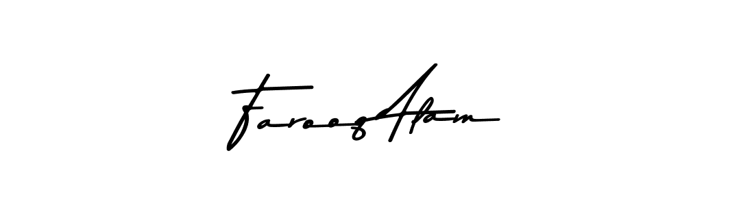 Use a signature maker to create a handwritten signature online. With this signature software, you can design (Asem Kandis PERSONAL USE) your own signature for name Farooq Alam. Farooq Alam signature style 9 images and pictures png