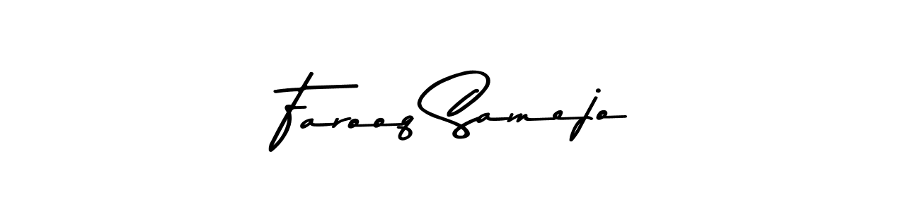 You can use this online signature creator to create a handwritten signature for the name Farooq Samejo. This is the best online autograph maker. Farooq Samejo signature style 9 images and pictures png