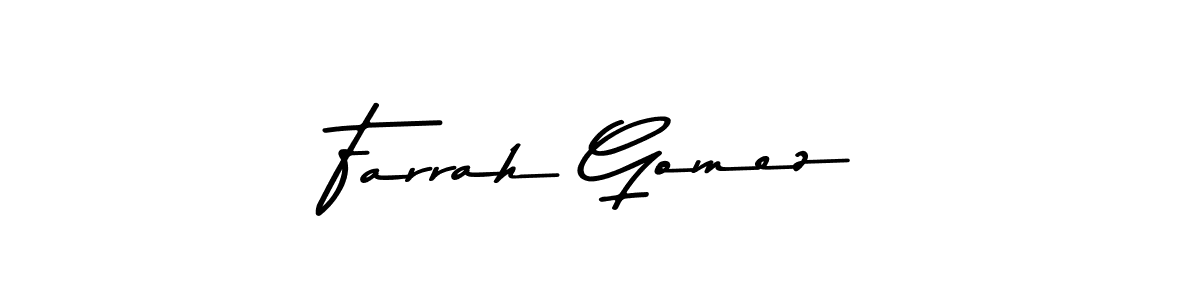 How to Draw Farrah Gomez signature style? Asem Kandis PERSONAL USE is a latest design signature styles for name Farrah Gomez. Farrah Gomez signature style 9 images and pictures png