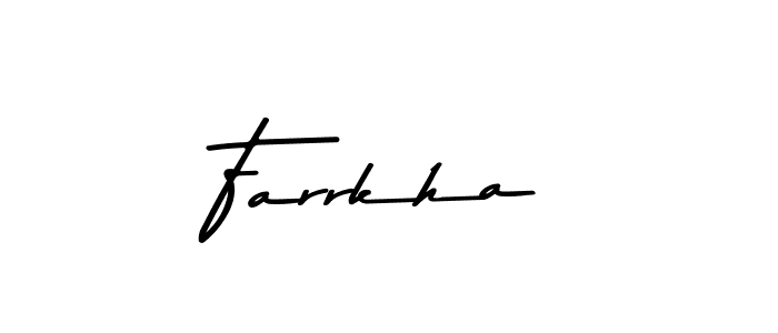 Design your own signature with our free online signature maker. With this signature software, you can create a handwritten (Asem Kandis PERSONAL USE) signature for name Farrkha. Farrkha signature style 9 images and pictures png