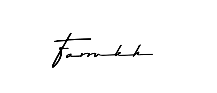 if you are searching for the best signature style for your name Farrukh. so please give up your signature search. here we have designed multiple signature styles  using Asem Kandis PERSONAL USE. Farrukh signature style 9 images and pictures png