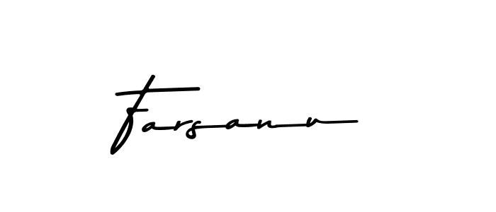 Make a beautiful signature design for name Farsanu. Use this online signature maker to create a handwritten signature for free. Farsanu signature style 9 images and pictures png