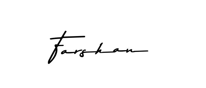 How to make Farshan signature? Asem Kandis PERSONAL USE is a professional autograph style. Create handwritten signature for Farshan name. Farshan signature style 9 images and pictures png