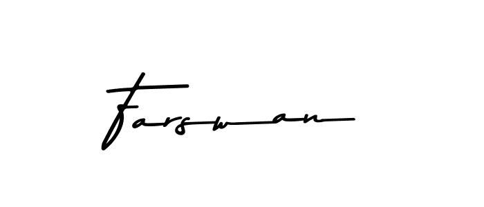 The best way (Asem Kandis PERSONAL USE) to make a short signature is to pick only two or three words in your name. The name Farswan include a total of six letters. For converting this name. Farswan signature style 9 images and pictures png