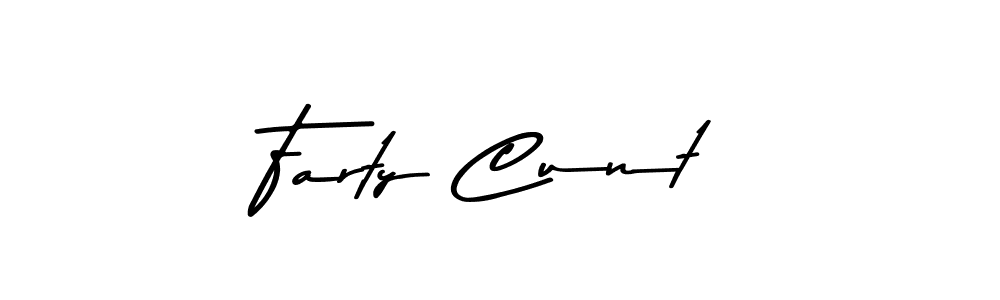 How to make Farty Cunt signature? Asem Kandis PERSONAL USE is a professional autograph style. Create handwritten signature for Farty Cunt name. Farty Cunt signature style 9 images and pictures png