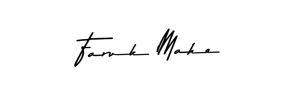 You can use this online signature creator to create a handwritten signature for the name Faruk Mahe. This is the best online autograph maker. Faruk Mahe signature style 9 images and pictures png