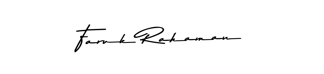 Make a beautiful signature design for name Faruk Rahaman. Use this online signature maker to create a handwritten signature for free. Faruk Rahaman signature style 9 images and pictures png