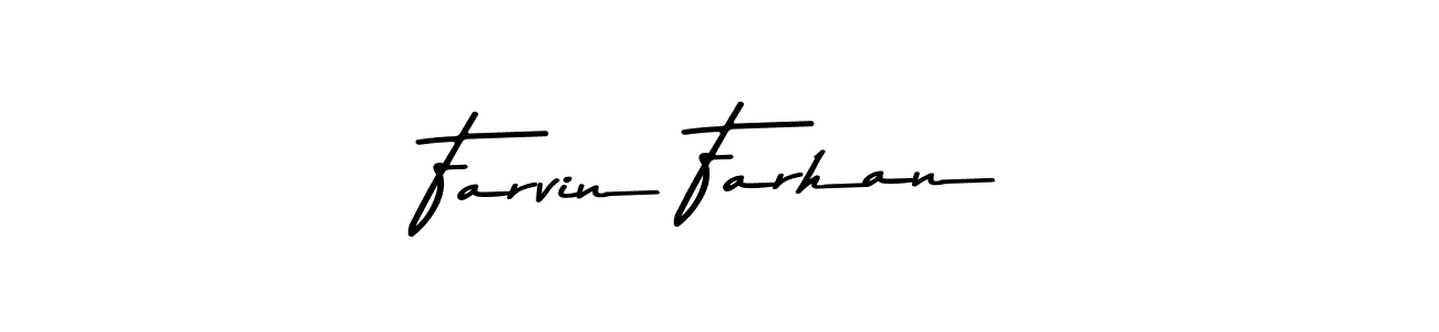 You can use this online signature creator to create a handwritten signature for the name Farvin Farhan. This is the best online autograph maker. Farvin Farhan signature style 9 images and pictures png