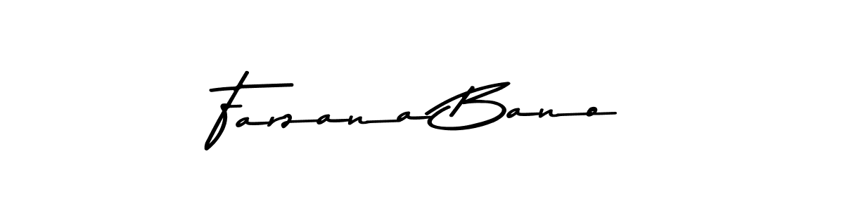 Use a signature maker to create a handwritten signature online. With this signature software, you can design (Asem Kandis PERSONAL USE) your own signature for name Farzana Bano. Farzana Bano signature style 9 images and pictures png