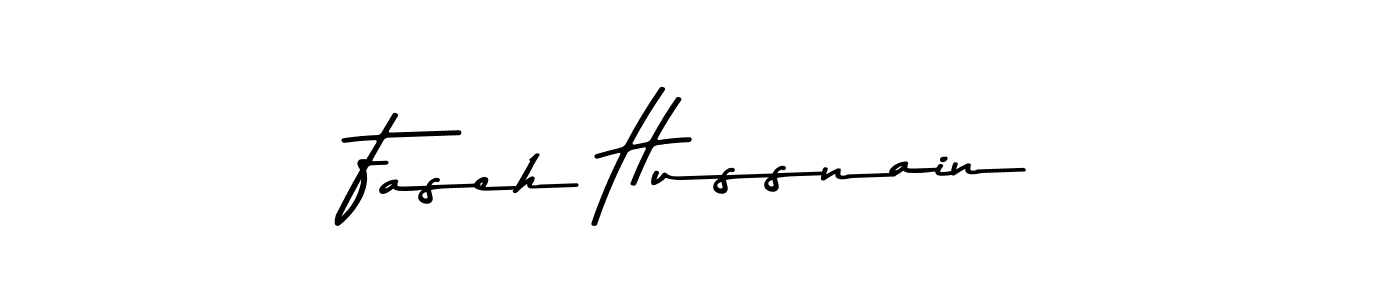 How to make Faseh Hussnain signature? Asem Kandis PERSONAL USE is a professional autograph style. Create handwritten signature for Faseh Hussnain name. Faseh Hussnain signature style 9 images and pictures png