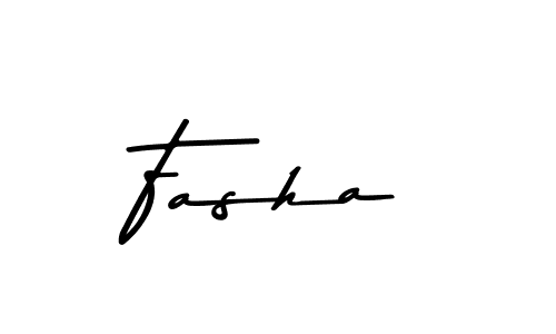 Make a beautiful signature design for name Fasha. Use this online signature maker to create a handwritten signature for free. Fasha signature style 9 images and pictures png