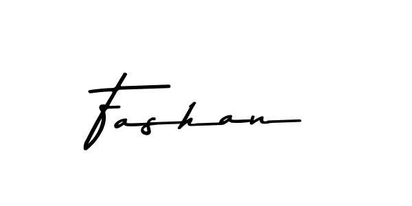 Use a signature maker to create a handwritten signature online. With this signature software, you can design (Asem Kandis PERSONAL USE) your own signature for name Fashan. Fashan signature style 9 images and pictures png