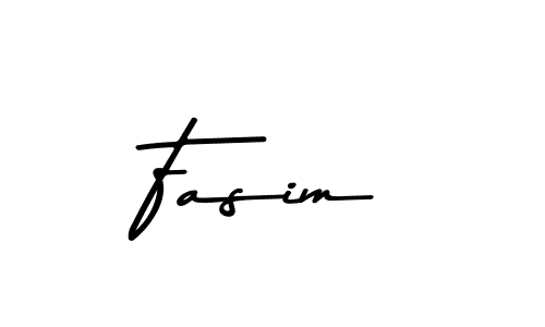 Use a signature maker to create a handwritten signature online. With this signature software, you can design (Asem Kandis PERSONAL USE) your own signature for name Fasim. Fasim signature style 9 images and pictures png