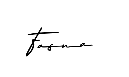How to make Fasna name signature. Use Asem Kandis PERSONAL USE style for creating short signs online. This is the latest handwritten sign. Fasna signature style 9 images and pictures png