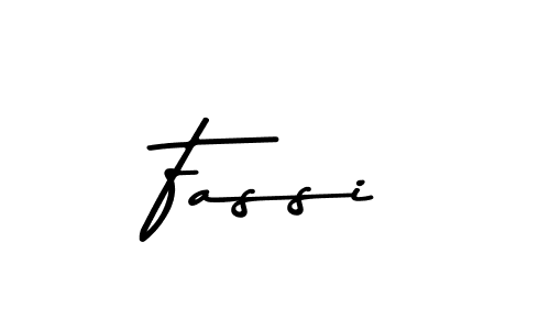 How to make Fassi name signature. Use Asem Kandis PERSONAL USE style for creating short signs online. This is the latest handwritten sign. Fassi signature style 9 images and pictures png