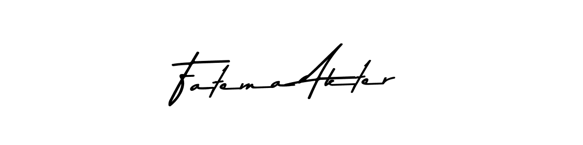 It looks lik you need a new signature style for name Fatema Akter. Design unique handwritten (Asem Kandis PERSONAL USE) signature with our free signature maker in just a few clicks. Fatema Akter signature style 9 images and pictures png