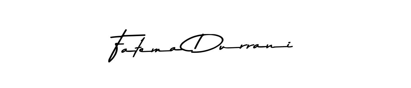 The best way (Asem Kandis PERSONAL USE) to make a short signature is to pick only two or three words in your name. The name Fatema Durrani include a total of six letters. For converting this name. Fatema Durrani signature style 9 images and pictures png
