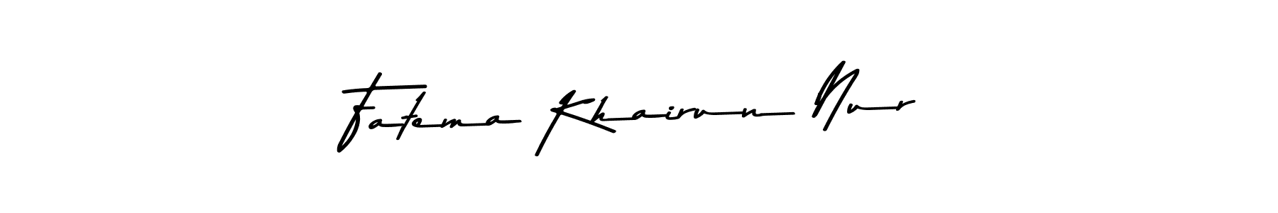 Here are the top 10 professional signature styles for the name Fatema Khairun Nur. These are the best autograph styles you can use for your name. Fatema Khairun Nur signature style 9 images and pictures png