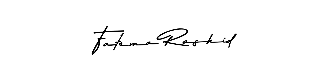 Make a beautiful signature design for name Fatema Rashid. With this signature (Asem Kandis PERSONAL USE) style, you can create a handwritten signature for free. Fatema Rashid signature style 9 images and pictures png