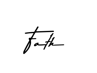 How to make Fath signature? Asem Kandis PERSONAL USE is a professional autograph style. Create handwritten signature for Fath name. Fath signature style 9 images and pictures png