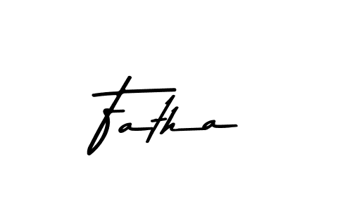 Fatha stylish signature style. Best Handwritten Sign (Asem Kandis PERSONAL USE) for my name. Handwritten Signature Collection Ideas for my name Fatha. Fatha signature style 9 images and pictures png