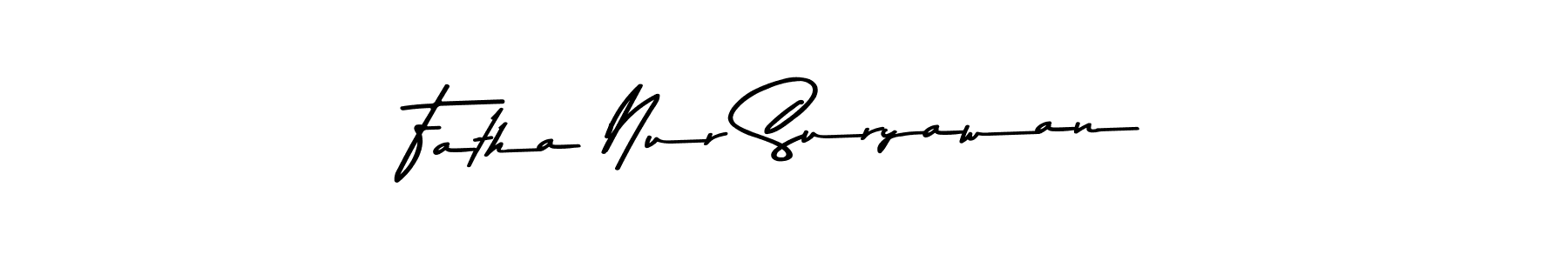 Also we have Fatha Nur Suryawan name is the best signature style. Create professional handwritten signature collection using Asem Kandis PERSONAL USE autograph style. Fatha Nur Suryawan signature style 9 images and pictures png