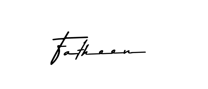 How to make Fatheen signature? Asem Kandis PERSONAL USE is a professional autograph style. Create handwritten signature for Fatheen name. Fatheen signature style 9 images and pictures png