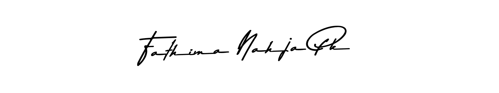 How to make Fathima Nahja Pk signature? Asem Kandis PERSONAL USE is a professional autograph style. Create handwritten signature for Fathima Nahja Pk name. Fathima Nahja Pk signature style 9 images and pictures png