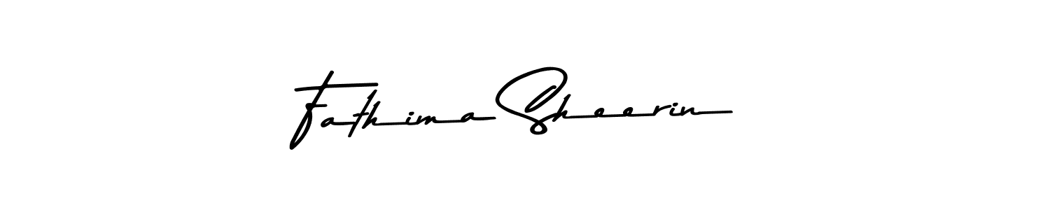 Design your own signature with our free online signature maker. With this signature software, you can create a handwritten (Asem Kandis PERSONAL USE) signature for name Fathima Sheerin. Fathima Sheerin signature style 9 images and pictures png