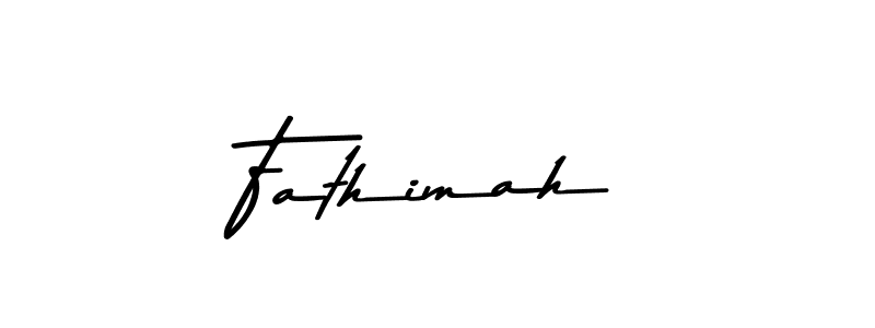 Design your own signature with our free online signature maker. With this signature software, you can create a handwritten (Asem Kandis PERSONAL USE) signature for name Fathimah. Fathimah signature style 9 images and pictures png