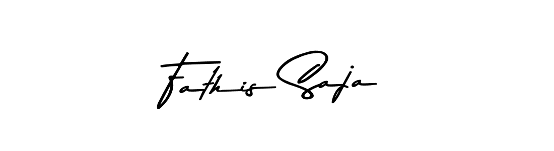 Similarly Asem Kandis PERSONAL USE is the best handwritten signature design. Signature creator online .You can use it as an online autograph creator for name Fathis Saja. Fathis Saja signature style 9 images and pictures png