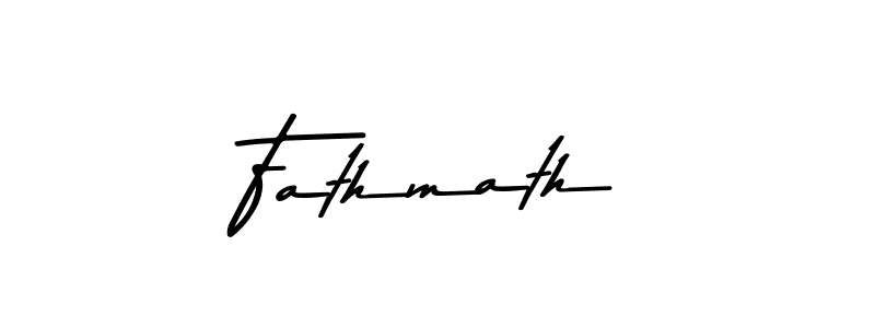 Design your own signature with our free online signature maker. With this signature software, you can create a handwritten (Asem Kandis PERSONAL USE) signature for name Fathmath. Fathmath signature style 9 images and pictures png