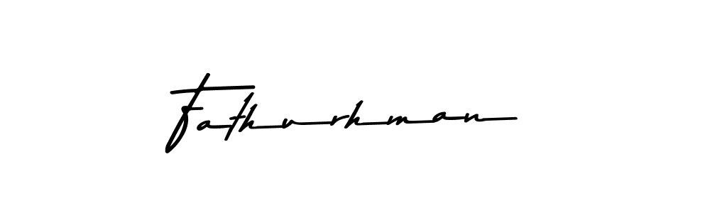 How to Draw Fathurhman signature style? Asem Kandis PERSONAL USE is a latest design signature styles for name Fathurhman. Fathurhman signature style 9 images and pictures png