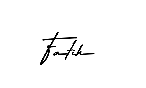 Make a beautiful signature design for name Fatih. Use this online signature maker to create a handwritten signature for free. Fatih signature style 9 images and pictures png