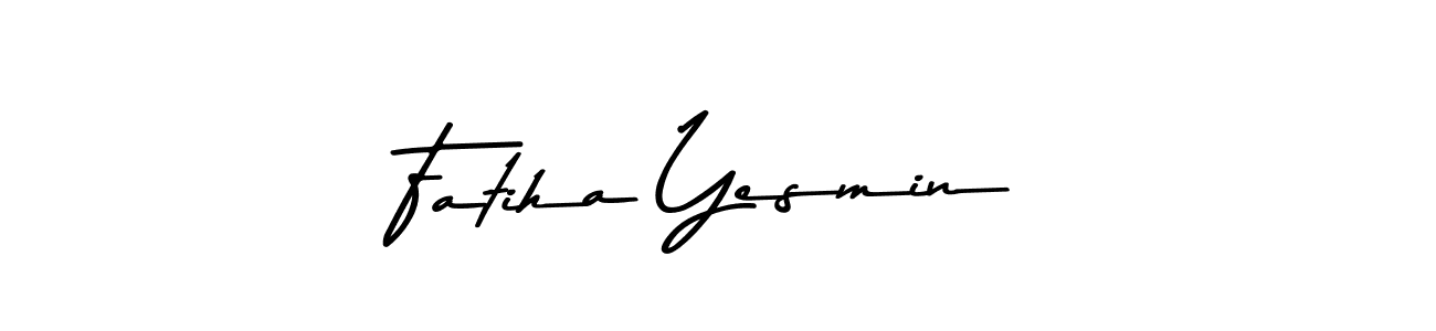 It looks lik you need a new signature style for name Fatiha Yesmin. Design unique handwritten (Asem Kandis PERSONAL USE) signature with our free signature maker in just a few clicks. Fatiha Yesmin signature style 9 images and pictures png