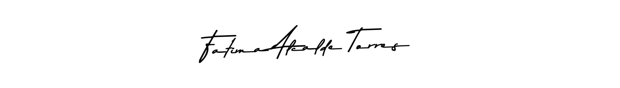 Fatima Alcalde Torres stylish signature style. Best Handwritten Sign (Asem Kandis PERSONAL USE) for my name. Handwritten Signature Collection Ideas for my name Fatima Alcalde Torres. Fatima Alcalde Torres signature style 9 images and pictures png