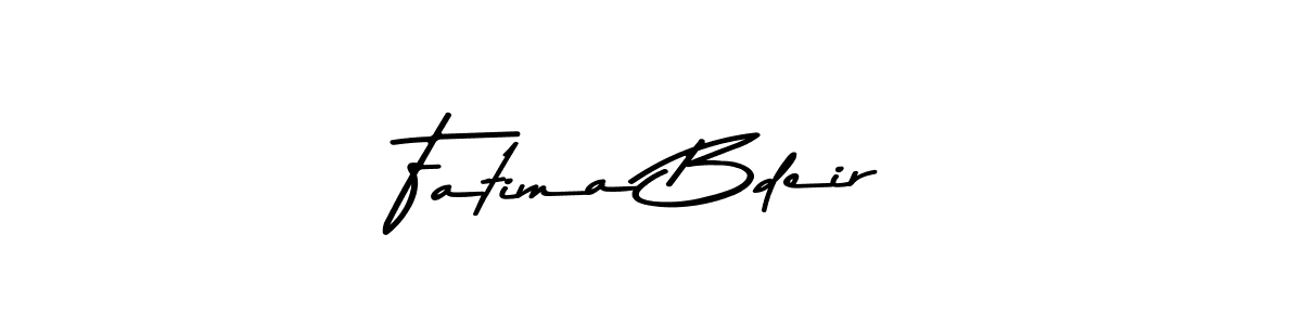 Make a beautiful signature design for name Fatima Bdeir. Use this online signature maker to create a handwritten signature for free. Fatima Bdeir signature style 9 images and pictures png