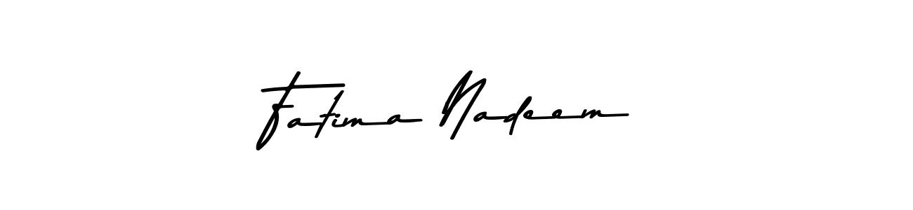 You should practise on your own different ways (Asem Kandis PERSONAL USE) to write your name (Fatima Nadeem) in signature. don't let someone else do it for you. Fatima Nadeem signature style 9 images and pictures png