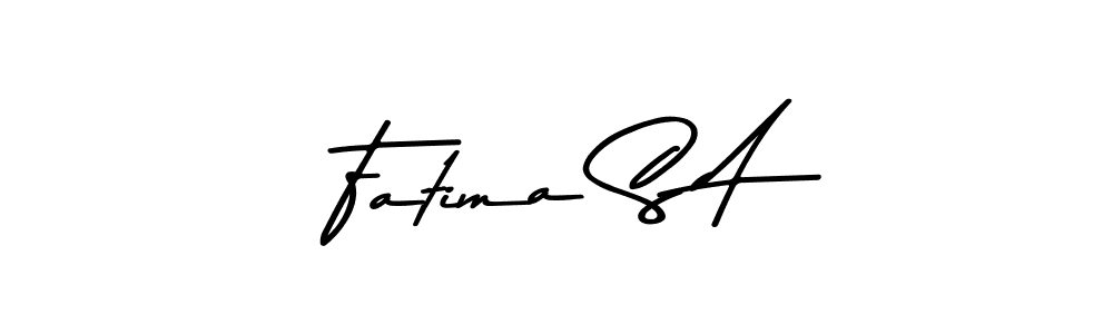 The best way (Asem Kandis PERSONAL USE) to make a short signature is to pick only two or three words in your name. The name Fatima S A include a total of six letters. For converting this name. Fatima S A signature style 9 images and pictures png