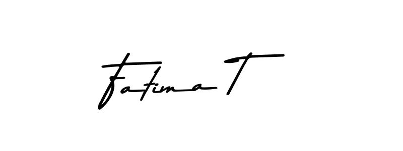 Make a beautiful signature design for name Fatima T. Use this online signature maker to create a handwritten signature for free. Fatima T signature style 9 images and pictures png