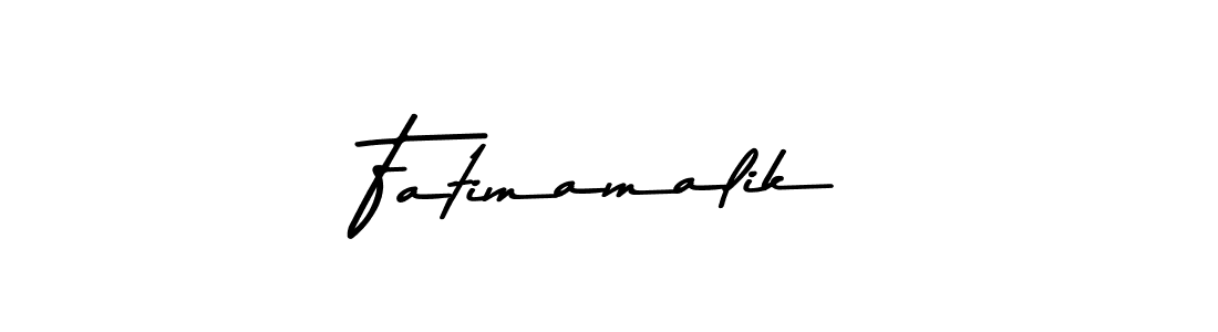 How to make Fatimamalik signature? Asem Kandis PERSONAL USE is a professional autograph style. Create handwritten signature for Fatimamalik name. Fatimamalik signature style 9 images and pictures png