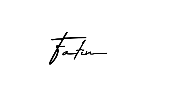 Make a beautiful signature design for name Fatin . With this signature (Asem Kandis PERSONAL USE) style, you can create a handwritten signature for free. Fatin  signature style 9 images and pictures png