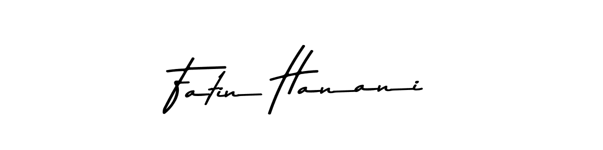 Create a beautiful signature design for name Fatin Hanani. With this signature (Asem Kandis PERSONAL USE) fonts, you can make a handwritten signature for free. Fatin Hanani signature style 9 images and pictures png