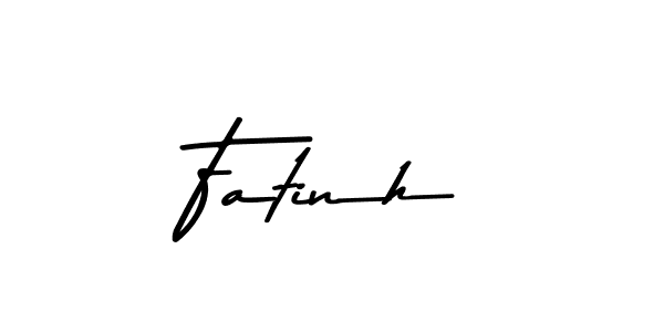 Make a beautiful signature design for name Fatinh. Use this online signature maker to create a handwritten signature for free. Fatinh signature style 9 images and pictures png